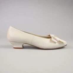 American Duchess Waltz Women's Edwardian Slipper (Cream) -StrideOne Store 62D9E790 393D 4865 BD9E 675562688824