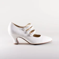 American Duchess Bellatrix Women's Edwardian Shoes (Soft Ivory) 9 American Duchess Bellatrix Women's Edwardian Shoes (Soft Ivory) -StrideOne Store Bellatrix Ivory2 6.24