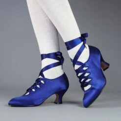 American Duchess Foxtrot Women's Edwardian Pump (Cobalt Blue) -StrideOne Store DSC00175 2