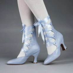 American Duchess Tango Women's Edwardian Boot (Sky Blue) 10 American Duchess Tango Women's Edwardian Boot (Sky Blue) -StrideOne Store DSC00350 2