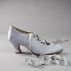 American Duchess Foxtrot Women's Edwardian Pump (Ice Blue) -StrideOne Store DSC00436