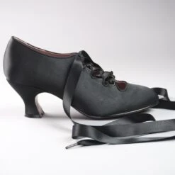 American Duchess Foxtrot Women's Edwardian Pump (Black) -StrideOne Store DSC00469