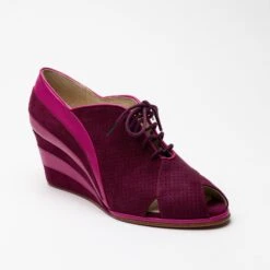 American Duchess PRE-ORDER Esme Women's 1930s Wedges (Fuchsia/Wine) 9 American Duchess PRE-ORDER Esme Women's 1930s Wedges (Fuchsia/Wine) -StrideOne Store Esme 1 7bd8a0de 8b0a 4c1b b322 665f95a7016a