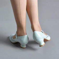 American Duchess Marjorie Women’s 1920s Shoes (Blue Mist) 17 American Duchess Marjorie Women’s 1920s Shoes (Blue Mist) -StrideOne Store MarjorieBlue 33 2023