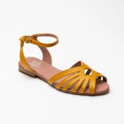 American Duchess PRE-ORDER Marta Vintage Women's Sandals (Goldenrod Yellow) 9 American Duchess PRE-ORDER Marta Vintage Women's Sandals (Goldenrod Yellow) -StrideOne Store Marta 11