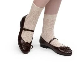 American Duchess PRE-ORDER Claud Vintage Flats (Cordovan)