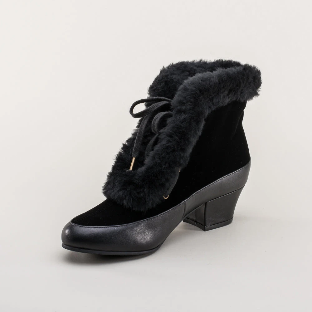 American Duchess Alpen Women's Retro Winter Booties (Black) 13 American Duchess Alpen Women's Retro Winter Booties (Black) - Image 11