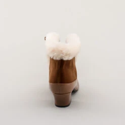 American Duchess Alpen Women's Retro Winter Booties (Brown/Ivory) -StrideOne Store alpen retro winter booties brown ivory 5