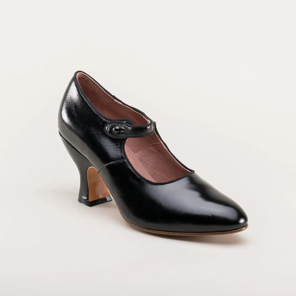American Duchess Anna May Women's 1920s Mary Jane High Heels (Black) 7 American Duchess Anna May Women's 1920s Mary Jane High Heels (Black) - Image 5