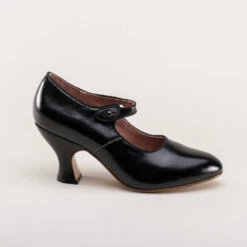 American Duchess Anna May Women's 1920s Mary Jane High Heels (Black) 21 American Duchess Anna May Women's 1920s Mary Jane High Heels (Black) -StrideOne Store anna may 1920s mary jane high heels black w 3