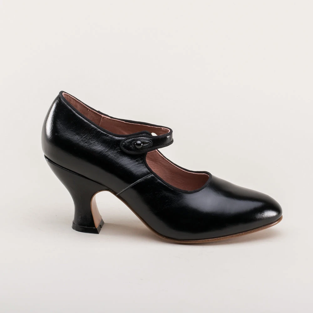 American Duchess Anna May Women's 1920s Mary Jane High Heels (Black) 8 American Duchess Anna May Women's 1920s Mary Jane High Heels (Black) - Image 6