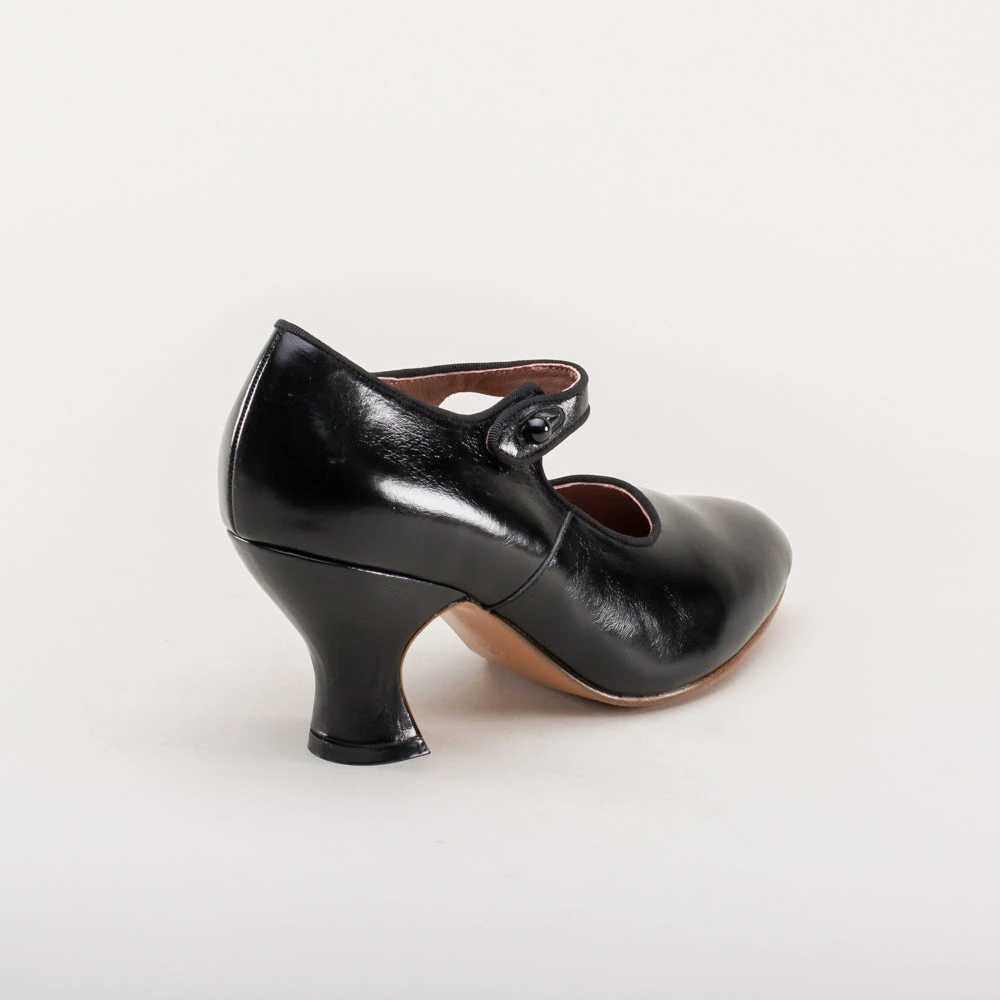 American Duchess Anna May Women's 1920s Mary Jane High Heels (Black) 9 American Duchess Anna May Women's 1920s Mary Jane High Heels (Black) - Image 7