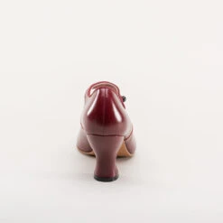 American Duchess Anna May Women's 1920s Mary Jane High Heels (Oxblood) -StrideOne Store anna may 1920s mary jane high heels oxblood w 5