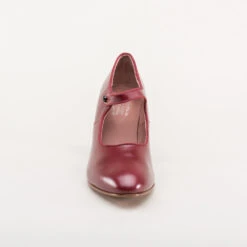 American Duchess Anna May Women's 1920s Mary Jane High Heels (Oxblood) -StrideOne Store anna may 1920s mary jane high heels oxblood w 9