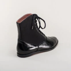 American Duchess Anne Women's Boots (Black) -StrideOne Store anne edwardian lace up boots black 4