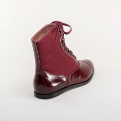 American Duchess Anne Women's Boots (Oxblood) -StrideOne Store anne edwardian lace up boots oxblood 4