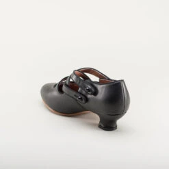 American Duchess Astoria Women's Edwardian Leather Shoes (Black) -StrideOne Store astoria edwardian shoes black 20 6