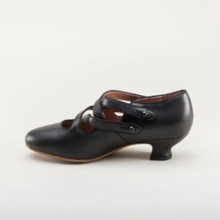 American Duchess Astoria Women's Edwardian Leather Shoes (Black) -StrideOne Store astoria edwardian shoes black 20 7