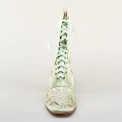 American Duchess Flora Women's Embroidered Boots (Celadon Green) 28 American Duchess Flora Women's Embroidered Boots (Celadon Green) -StrideOne Store bata flora embroidered boots celadon 9