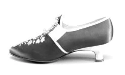 American Duchess Primrose Women's 18th Century Shoes (Blue/Ivory) -StrideOne Store bata primrose embroidered 18th century shoes blue label no display