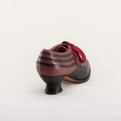 American Duchess Bernadette Women's Edwardian Oxfords Wide (Burgundy/Black) -StrideOne Store bernadette banner edwardian oxfords burgundy black w 4 d244bcbf 8ebe 410e 87fd 7eb7a5c4db1f