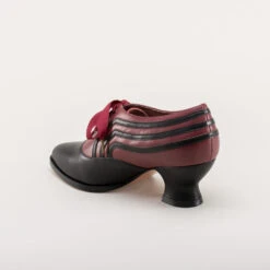 American Duchess Bernadette Women's Edwardian Oxfords Wide (Burgundy/Black) -StrideOne Store bernadette banner edwardian oxfords burgundy black w 6 dfe79485 e5c4 424f 97a7 4360c0c0929e