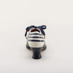 American Duchess Bernadette Women's Edwardian Oxfords (Navy/Ivory) -StrideOne Store bernadette banner edwardian oxfords navy ivory w 5