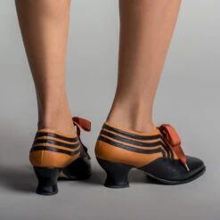 American Duchess Bernadette Women's Edwardian Oxfords Wide (Cognac/Black) -StrideOne Store bernadette edwardian oxfords cognac black OFP 3 5aa2c254 90f7 4da7 af84 0a10a4c2ef29