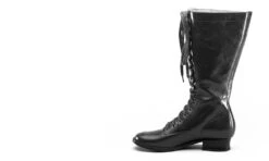 American Duchess Bessie Women's Vintage Aviator Boots (Brown) -StrideOne Store bessie brown tan label no display