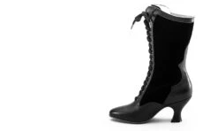 American Duchess Camille Women's Edwardian Boots (Black/Green) -StrideOne Store camille black label no display 98325de0 7c03 4710 b323 0bf735d8e9f2