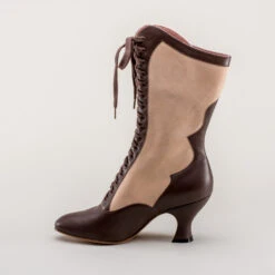 American Duchess Camille Women's Edwardian Boots (Brown/Tan) 29 American Duchess Camille Women's Edwardian Boots (Brown/Tan) -StrideOne Store camille edwardian boots brown tan 7