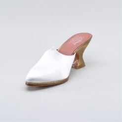 American Duchess Charlotte Women's 18th Century Mules (Ivory) -StrideOne Store charlotte ivory 2023 shopify 10