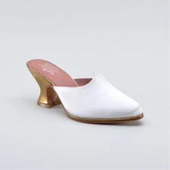 American Duchess Charlotte Women's 18th Century Mules (Ivory) -StrideOne Store charlotte ivory 2023 shopify 4