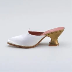 American Duchess Charlotte Women's 18th Century Mules (Ivory) -StrideOne Store charlotte ivory 2023 shopify 9