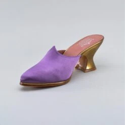American Duchess Charlotte Women's 18th Century Mules (Dusty Purple) -StrideOne Store charlotte purple 2023 shopify 10