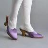 American Duchess Charlotte Women's 18th Century Mules (Dusty Purple) -StrideOne Store charlotte purple 2023 shopify