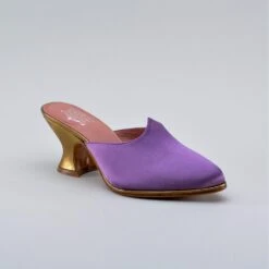 American Duchess Charlotte Women's 18th Century Mules (Dusty Purple) -StrideOne Store charlotte purple 2023 shopify 4