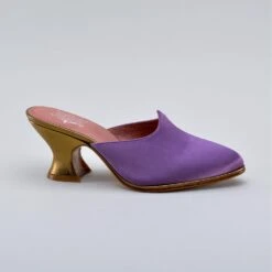 American Duchess Charlotte Women's 18th Century Mules (Dusty Purple) -StrideOne Store charlotte purple 2023 shopify 5
