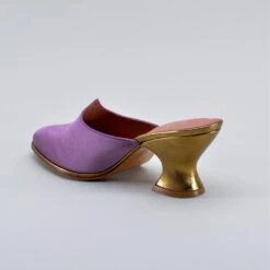 American Duchess Charlotte Women's 18th Century Mules (Dusty Purple) -StrideOne Store charlotte purple 2023 shopify 8