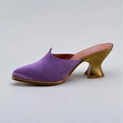 American Duchess Charlotte Women's 18th Century Mules (Dusty Purple) -StrideOne Store charlotte purple 2023 shopify 9