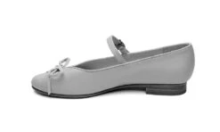 American Duchess PRE-ORDER Claud Vintage Flats Wide (Dusty Blue) -StrideOne Store claudvintageflatsw dustyblue label no display