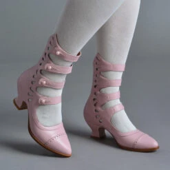 American Duchess Colette Women's Edwardian Button Boots (Pink) 16 American Duchess Colette Women's Edwardian Button Boots (Pink) -StrideOne Store colette pink 2023 shopify 3
