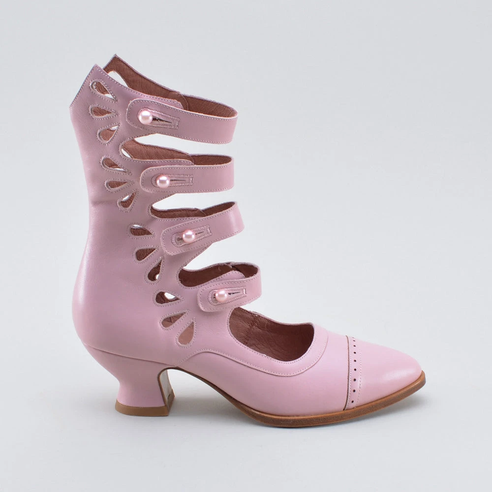 American Duchess Colette Women's Edwardian Button Boots (Pink) 9 American Duchess Colette Women's Edwardian Button Boots (Pink) - Image 7