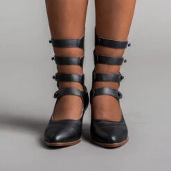 American Duchess Colette Women's Edwardian Button Boots (Black) 12 American Duchess Colette Women's Edwardian Button Boots (Black) -StrideOne Store colette vintage edwardian cutout button boots black of 2