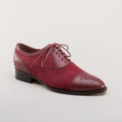 StrideOne Store -StrideOne Store dandy wellington cap toe oxford oxblood 2