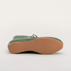 American Duchess Emma Women's Regency Leather Boots (Green) 28 American Duchess Emma Women's Regency Leather Boots (Green) -StrideOne Store emma regency lace up boots green 10