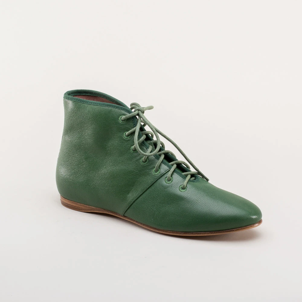 American Duchess Emma Women's Regency Leather Boots (Green) 7 American Duchess Emma Women's Regency Leather Boots (Green) - Image 5