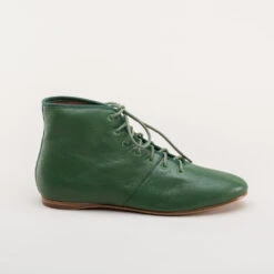 American Duchess Emma Women's Regency Leather Boots (Green) 21 American Duchess Emma Women's Regency Leather Boots (Green) -StrideOne Store emma regency lace up boots green 3