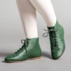 American Duchess Emma Women's Regency Leather Boots (Green) 2 American Duchess Emma Women's Regency Leather Boots (Green) -StrideOne Store emma regency lace up boots green of 2