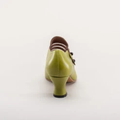 American Duchess Endora Women's Victorian Witch Shoes (Arsenic Green) -StrideOne Store endora 1890s witch shoes green 5